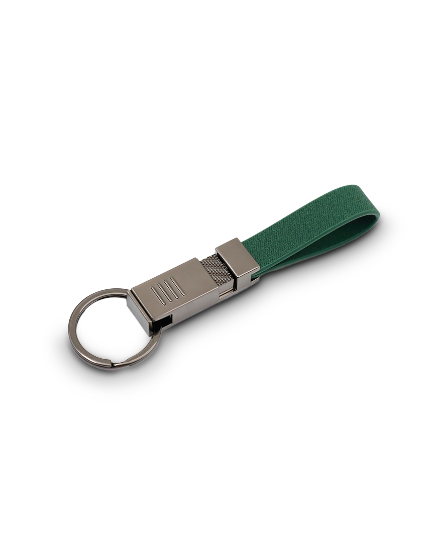 13624 CHIC KEYCHAIN - Innovative Slide-Down Keyholder in PU and Gunblack Metal - Image 1