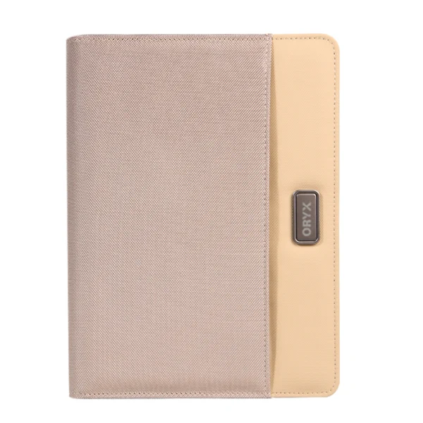 O-B5 Portfolio – Durable Premium Fabric Portfolio with Modern Metal Accent & 100-Sheet Craft Paper Notebook for Professionals - Image 6