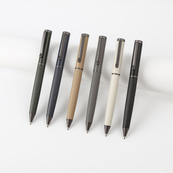 AGENDA PEN PLUS – Premium Stainless Steel & Copper Metal Pen with Smooth Blue Premec Ink - Image 4