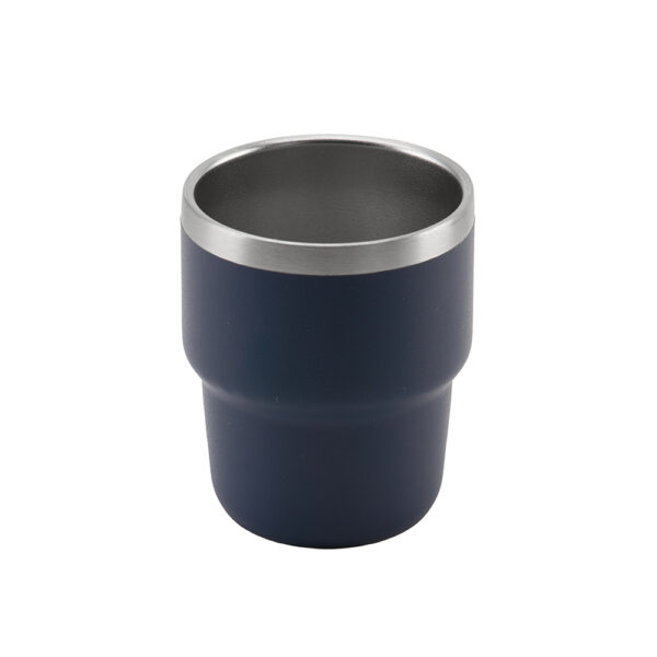 ESPRESSO STACKABLE – Stylish 80ml Double-Wall Stainless Steel Espresso Cups with Silver-Lined Lid & Premium Gift Box - Image 7